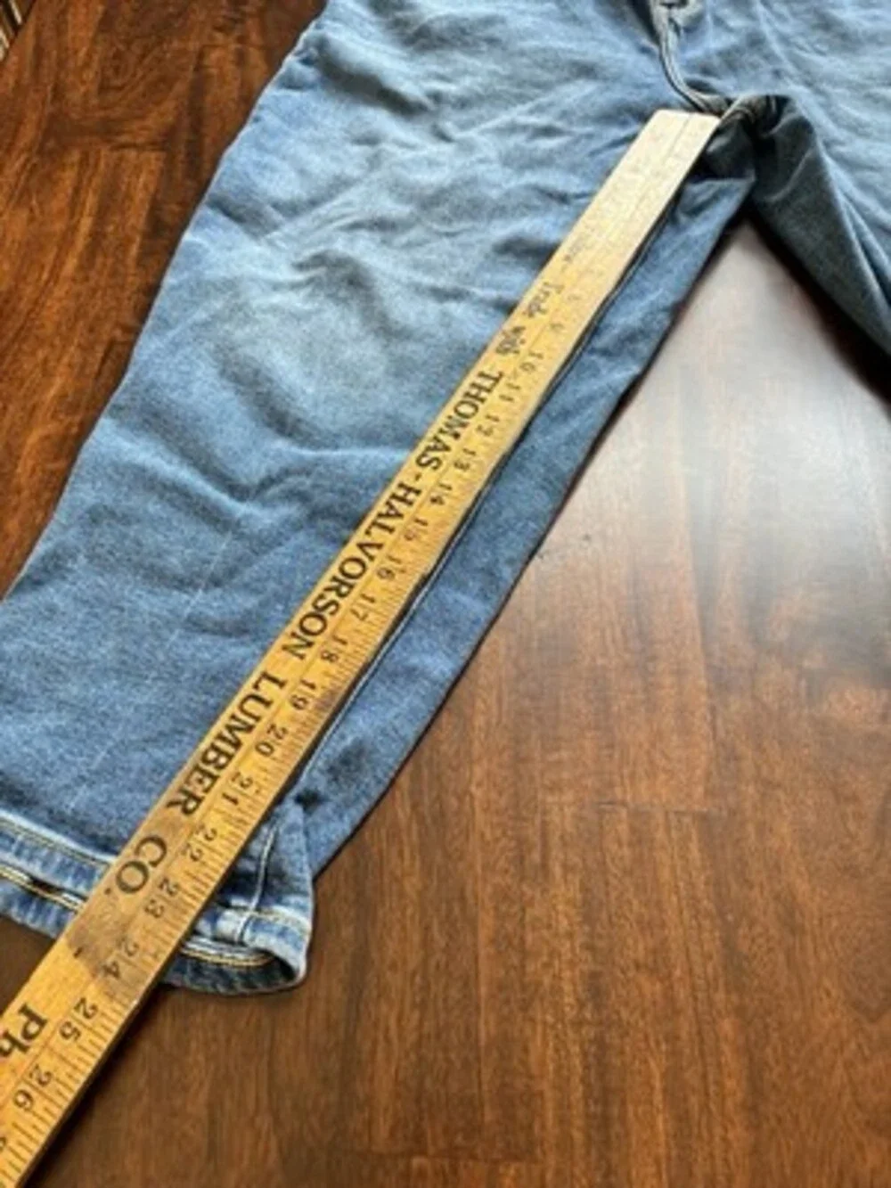 Lane Bryant Denim Mid-rise Boyfriend Capris Sz 14